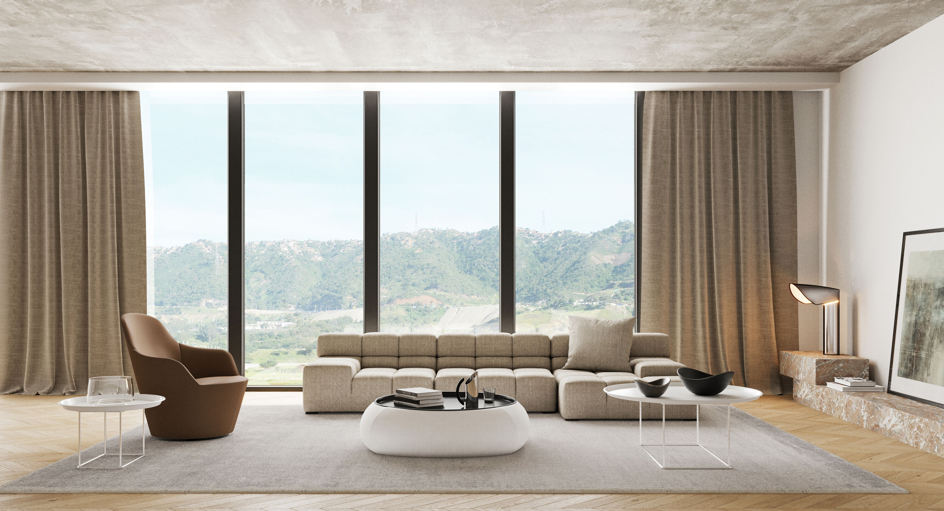 Fat-Fat & Lady-Fat Coffee table Ø 16 1/2